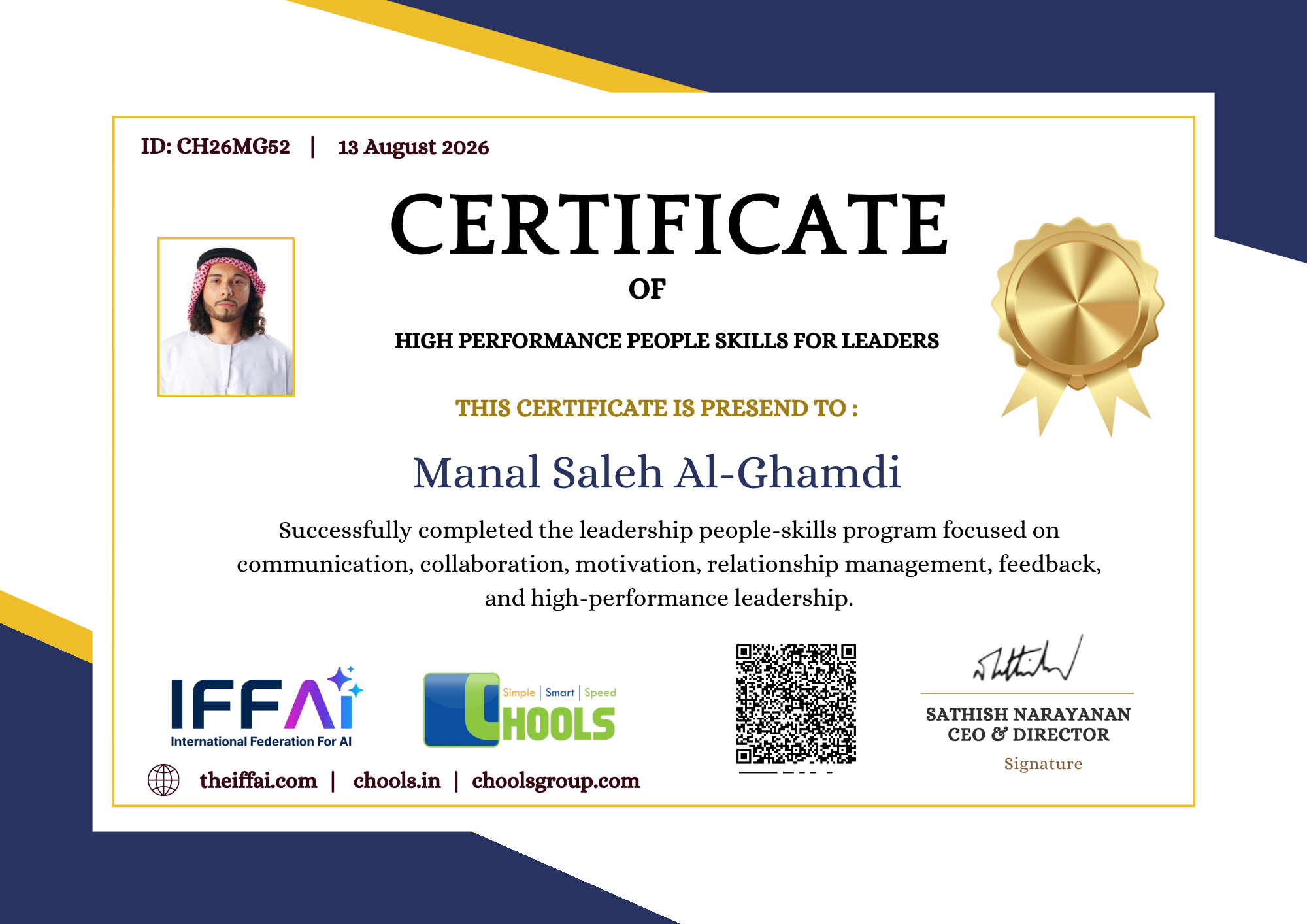 Management Programs Certificate
